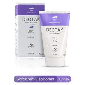 Deotak Krem Deodorant Unisex 35ML Soft (Hassas Cilt) (3 Lü Set)
