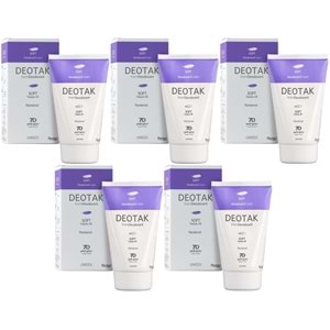 Deotak Krem Deodorant Unisex 35ML Soft (Hassas Cilt) (5 Li Set)