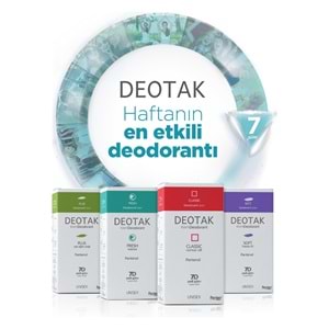 Deotak Krem Deodorant Unisex 35ML (Normal Cilt/Mentol/Hassas/Çay Ağacı Yağı) Karma (12 Li Set)