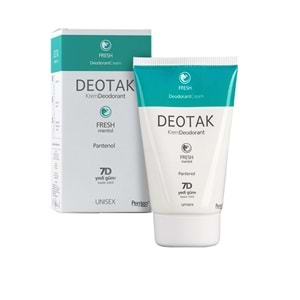 Deotak Krem Deodorant Unisex 35ML (Normal Cilt/Mentol/Hassas/Çay Ağacı Yağı) Karma (12 Li Set)