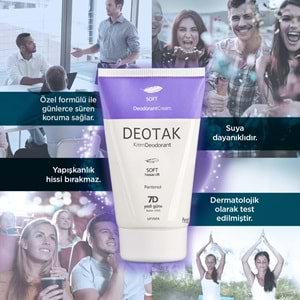 Deotak Krem Deodorant Unisex 35ML (Normal Cilt/Mentol/Hassas/Çay Ağacı Yağı) Karma (12 Li Set)