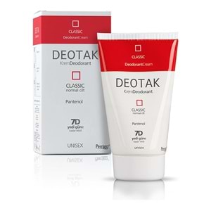 Deotak Krem Deodorant Unisex 35ML (Normal Cilt/Mentol/Hassas/Çay Ağacı Yağı) Karma (12 Li Set)