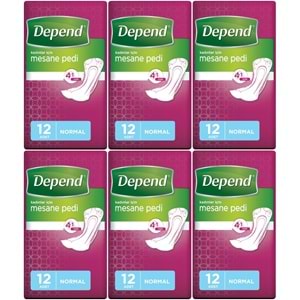 Depend Mesane Pedi Kadın Normal 72 Adet