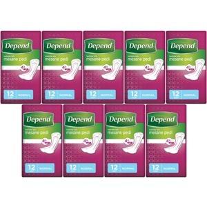 Depend Mesane Pedi Kadın Normal 108 Adet
