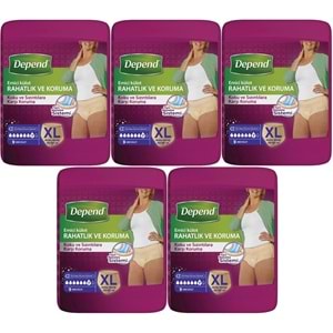 Depend Emici Külot Yetişkin Bezi XL Extra Büyük 45 Adet