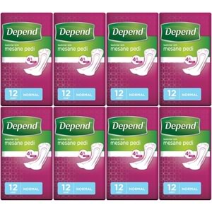 Depend Mesane Pedi Kadın Normal 96 Adet