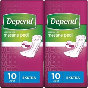 Depend Mesane Pedi Kadın Ekstra 20 Adet