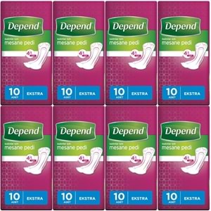 Depend Mesane Pedi Kadın Ekstra 80 Adet