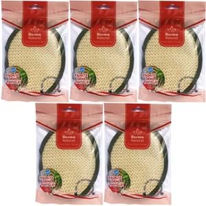 Derma Naturel Örme Banyo Yüz Lifi (15*24CM) MS-02 (5 Li Set)