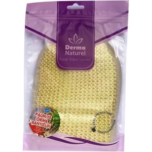 Derma Naturel Palmiye Lifi Örme Banyo Eldiveni (15*24CM) MS-04 (6 Lı Set)