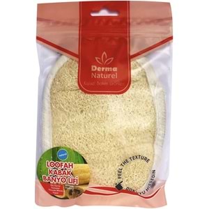 Derma Naturel Loofah Kabak Banyo ve Yüz Lifi (15*24CM) MS-10 (3 Lü Set)