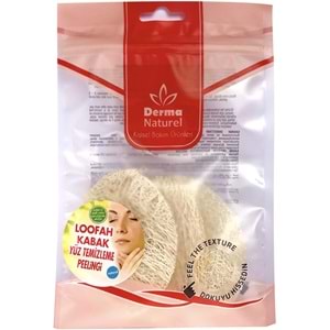 Derma Naturel Loofah Yüz Temizleme (Sivilce ve Siyah Noklar için) Peeling MS-06 (4 Lü Set)