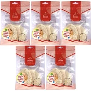 Derma Naturel Loofah Yüz Temizleme (Sivilce ve Siyah Noklar için) Peeling MS-06 (5 Li Set)