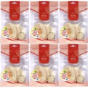 Derma Naturel Loofah Yüz Temizleme (Sivilce ve Siyah Noklar için) Peeling MS-06 (6 Lı Set)
