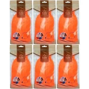 Derma Naturel Banyo Eldiveni Renkli MS-05 (6 Lı Set)