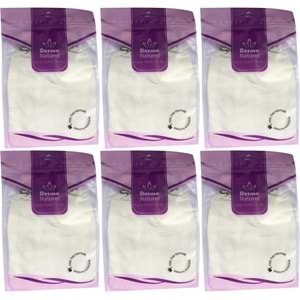 Derma Naturel Krep Lastikli Kese MS-20 (6 Lı Set)