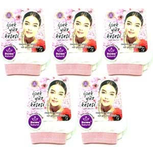 Derma Naturel İpek Yüz Kesesi MS-31 (5 Li Set)