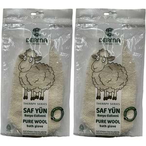 Derma Naturel Therapy Saf Yün Banyo Eldiveni T-485 (2 Li Set)