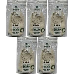 Derma Naturel Therapy Saf Yün Banyo Eldiveni T-485 (5 Li Set)