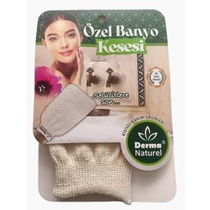 Derma Naturel Özel Banyo Kesesi MS-07 (6 Lı Set)