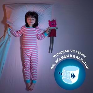 Drynites Emici Gece Külodu/Külot Bez Kız 8-13 Yaş 30-48KG Large 36 Adet 4PK*9 Alt Islatmalara Karşı