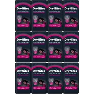 Drynites Emici Gece Külodu/Külot Bez Kız 8-13 Yaş 30-48KG Large 108 Adet 12PK*9 AltIslatmalara Karşı