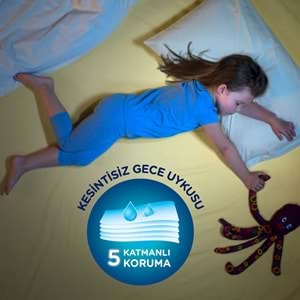 Drynites Emici Gece Külodu/Külot Bez Kız 4-7 Yaş 17-30KG Large 120Adet 12PK*10 Alt Islatmalara Karşı