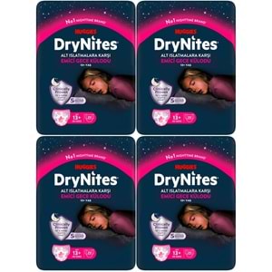 Drynites Emici Gece Külodu/Külot Bez Kız 13+ Yaş (48-60KG) X Large 80 Adet Mega Pk (4PK*20)