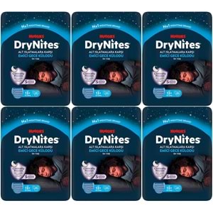 Drynites Emici Gece Külodu/Külot Bez Erkek 13+ Yaş (48-60KG) X Large 120 Adet Mega Pk (6PK*20)