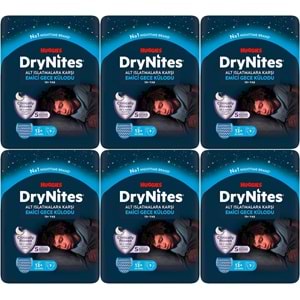 Drynites Emici Gece Külodu/Külot Bez Erkek 13+ Yaş (48-60KG) X Large 54 Adet (6PK*9)