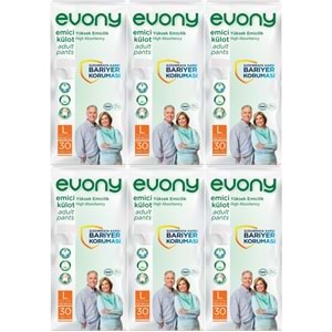 Evony Yetişkin Bezi Emici Külot L - Büyük - Large 180 Adet