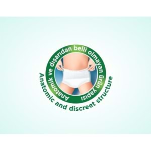 Evony Yetişkin Bezi Emici Külot M - Orta - Medium 120 Adet (4PK*30)