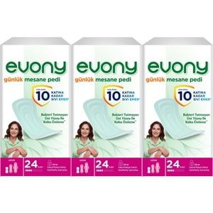 Evony Günlük Mesane Pedi Uzun 72 Adet (3PK*24)