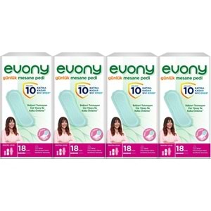 Evony Günlük Mesane Pedi Ekstra Uzun 72 Adet (4PK*18)