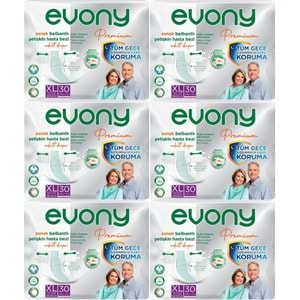 Evony Premium Yetişkin Bezi Bel Bantlı Tekstil Yüzey XL - Ekstra Büyük - Extra Large 180 Adet