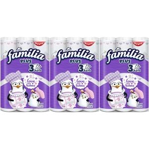 Familia Kağıt Havlu Plus Desenli 36 Lı Pk (3 Katlı) (3PK*12) Love My Home