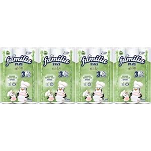 Familia Kağıt Havlu Natural (3 Katlı) Organik Bambu özlü 48 Li Pk (4PK*12)