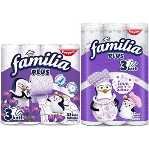 Familia Avantaj Set Plus Tuvalet Kağıdı 32 Li Rulo Sihirli Çiçekler + 12 Li Rulo Havlu Love My