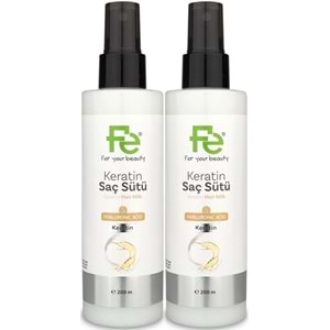 Fe Keratin Saç Sütü 200ML (2 Li Set)