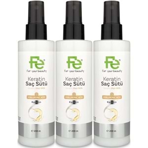 Fe Keratin Saç Sütü 200ML (3 Lü Set)