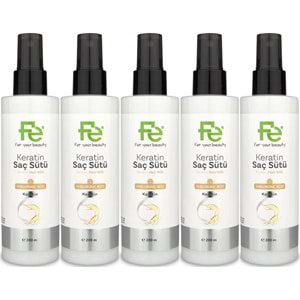 Fe Keratin Saç Sütü 200ML (5 Li Set)