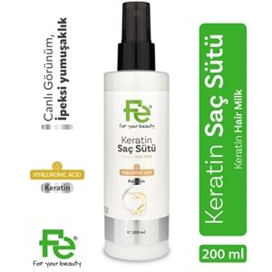 Fe Keratin Saç Sütü 200ML (6 Lı Set)