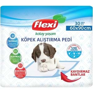 Flexi Evcil Hayvan Köpek Alıştırma Tuvalet Eğitim Pedi 60*90 CM 60 Adet