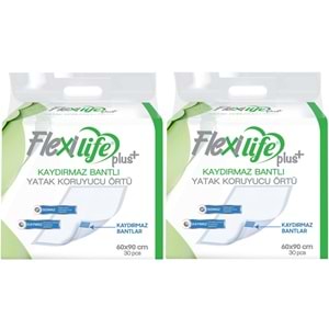 Flexi Life Yetişkin Alt Açma Yatak Koruyucu Örtü 60*90CM 60 Adet Kaydırmaz