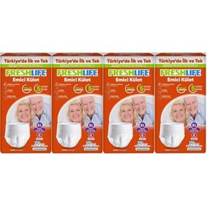 FreshLife Emici Külot Yetişkin Bezi XL Ekstra Büyük 120 Adet (4PK*30)