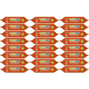 Freshlife Yetişkin Vücut Temizleme Islak Mendil Havlu 50 Yaprak XL (24 Lü Set)