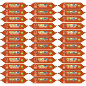 Freshlife Yetişkin Vücut Temizleme Islak Mendil Havlu 50 Yaprak XL (36 Lı Set)
