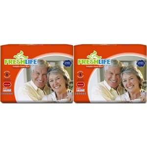 FreshLife Yetişkin Bezi Bel Bantlı L - Large - Büyük 60 Adet (2PK*30)