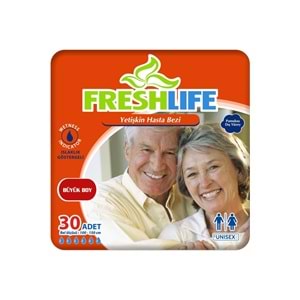 FreshLife Yetişkin Bezi Bel Bantlı L - Large - Büyük 60 Adet (2PK*30)