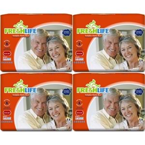 FreshLife Yetişkin Bezi Bel Bantlı L - Large - Büyük 120 Adet (4PK*30)